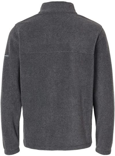 Am image of a Custom Columbia Mens Steens Mountain Half Zip in Charcoal Heather!
