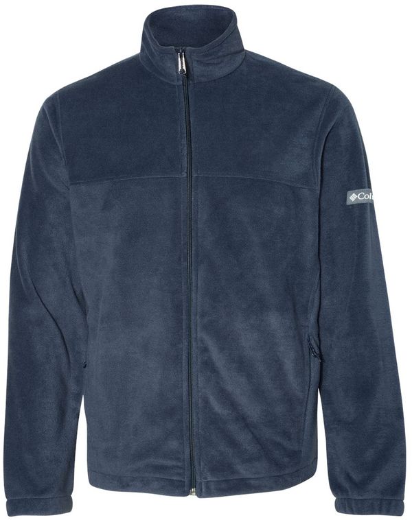 Am image of a Custom Columbia Mens Steens Mountain V2 Full Zip in Collegiate Navy!