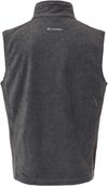 Am image of a Custom Columbia Mens Steens Mountain Vest in Charcoal Heather!