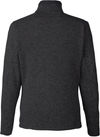 Am image of a Custom Columbia Mens Sweater Weather Full Zip in Black Heather!
