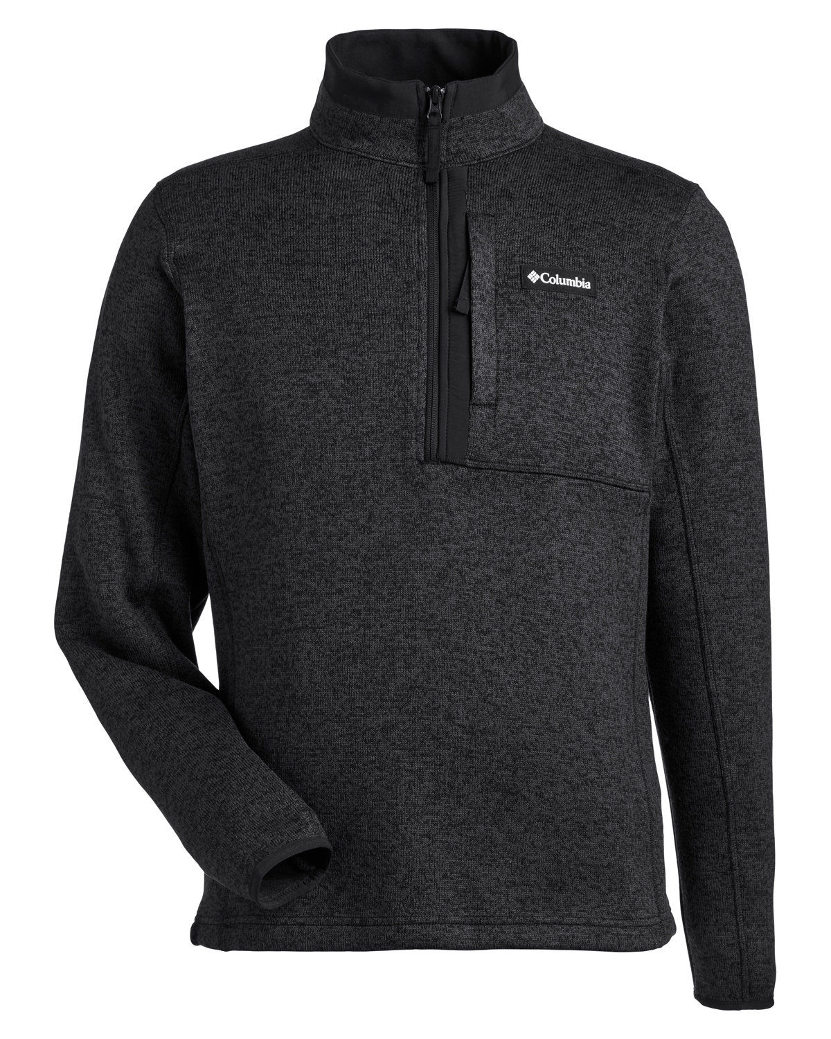 Columbia Mens Sweater Weather Half Zip in Black