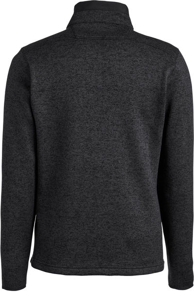 Am image of a Custom Columbia Mens Sweater Weather Half Zip in Black!