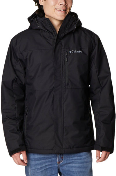 Am image of a Custom Columbia Mens Tipton Peak V3 Insulated Jacket in Black!