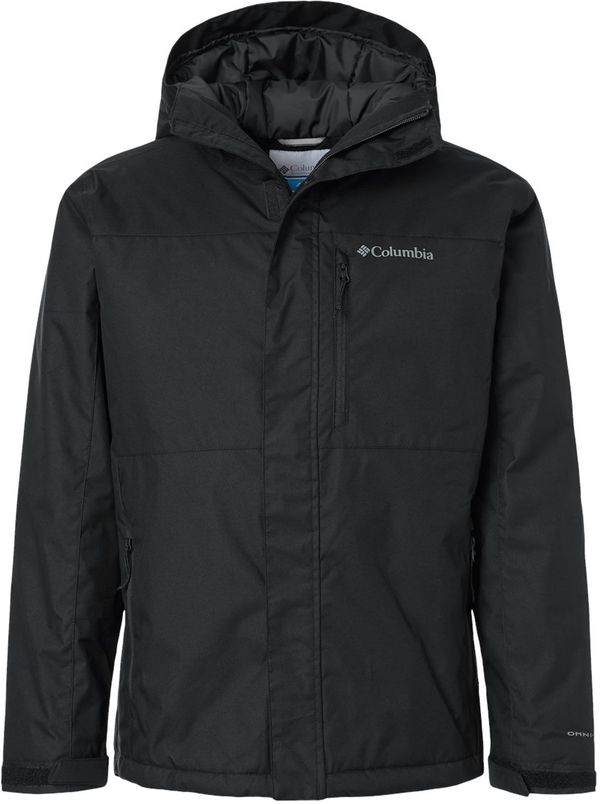 An image of a Custom Columbia Mens Tipton Peak V3 Insulated Jacket in Black!