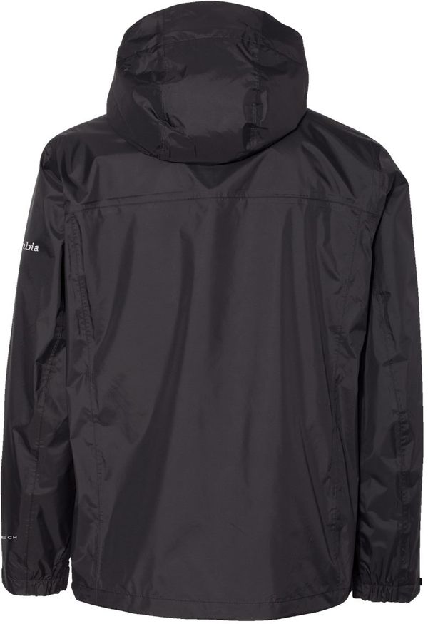 Am image of a Custom Columbia Mens Watertight V2 Packable Jacket in Black!