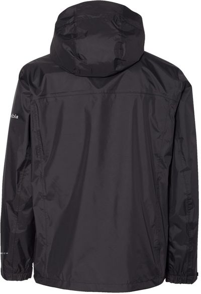 Am image of a Custom Columbia Mens Watertight V2 Packable Jacket in Black!