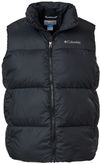 Am image of a Custom Columbia Puffect Vest in Black!