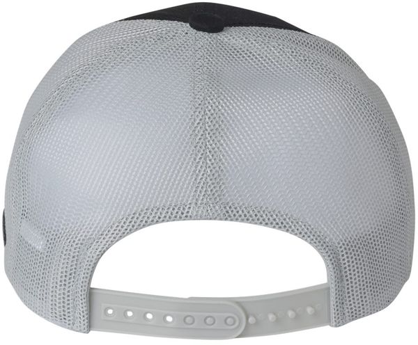 An image of a Custom Columbia Spring Grove Snapback Cap in Black/Cool Grey!