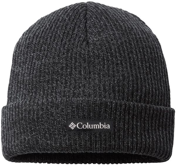 An image of a Custom Columbia Whirlibird Cuffed Beanie in Black/Graphite!