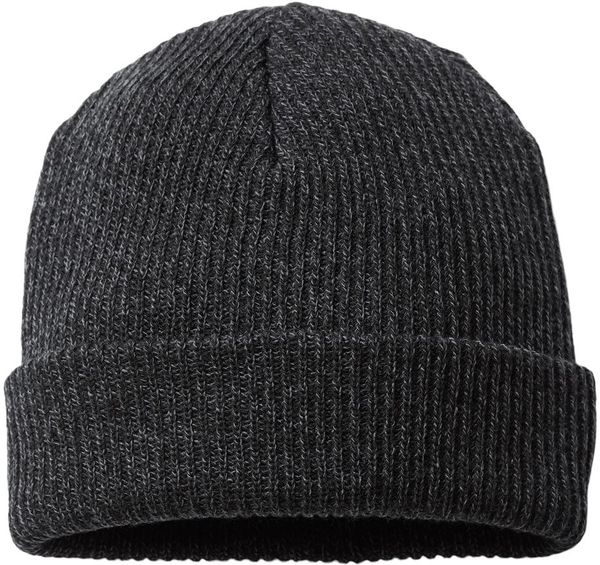 An image of a Custom Columbia Whirlibird Cuffed Beanie in Black/Graphite!