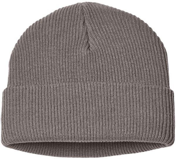 An image of a Custom Columbia Whirlibird Cuffed Beanie in City Grey!
