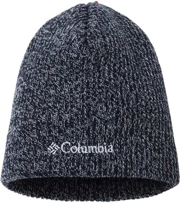 An image of a Custom Columbia Whirlibird Watch Cap in Dark Nocturnal/ White!