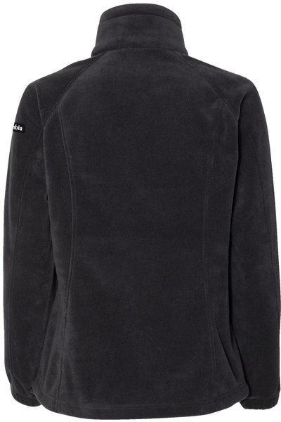 Am image of a Custom Columbia Women Benton Springs Fleece Full Zip Jacket in Black!