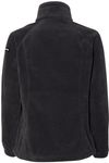 Am image of a Custom Columbia Women Benton Springs Fleece Full Zip Jacket in Black!