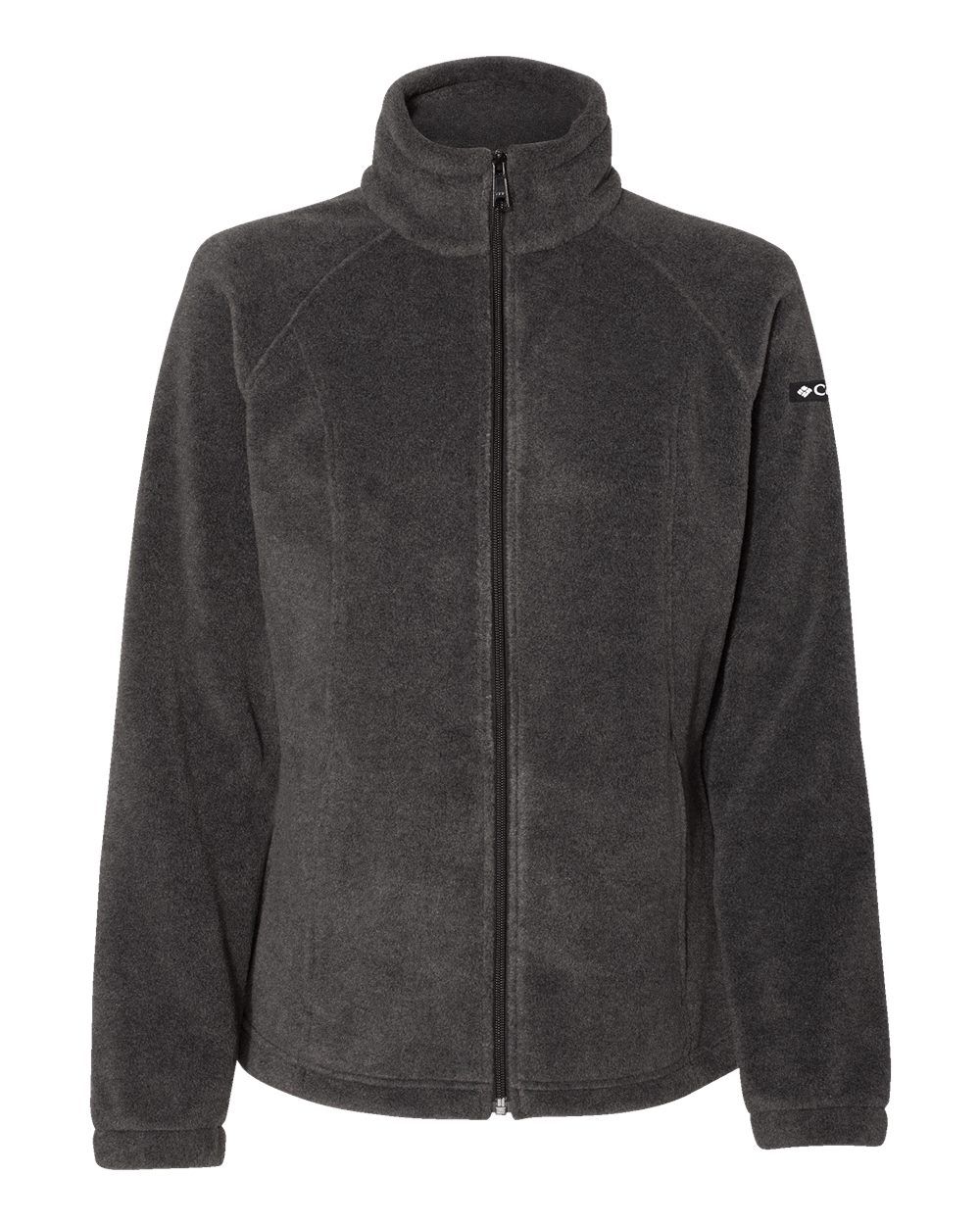 Columbia Women Benton Springs Fleece Full Zip Jacket in Charcoal Heather
