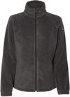 An image of a Custom Columbia Women Benton Springs Fleece Full Zip Jacket in Charcoal Heather!