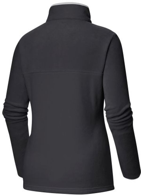 An image of a Custom Columbia Womens Benton Springs Half Snap Fleece Pullover in Black!
