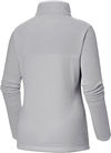 An image of a Custom Columbia Womens Benton Springs Half Snap Fleece Pullover in Cool Grey!