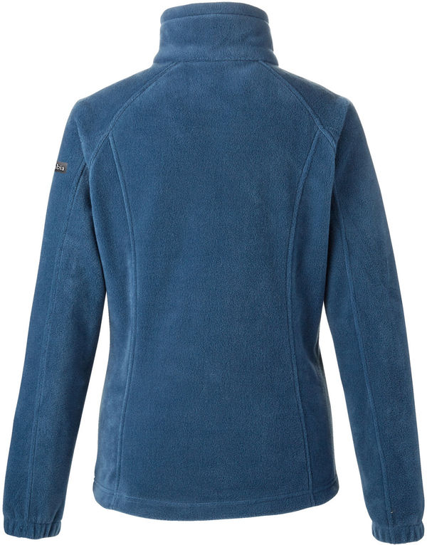An image of a Custom Columbia Women Benton Springs Fleece Full Zip Jacket in Columbia Navy!