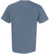 Am image of a Custom Comfort Colors Adult Heavyweight RS Pocket T Shirt in Blue Jean!