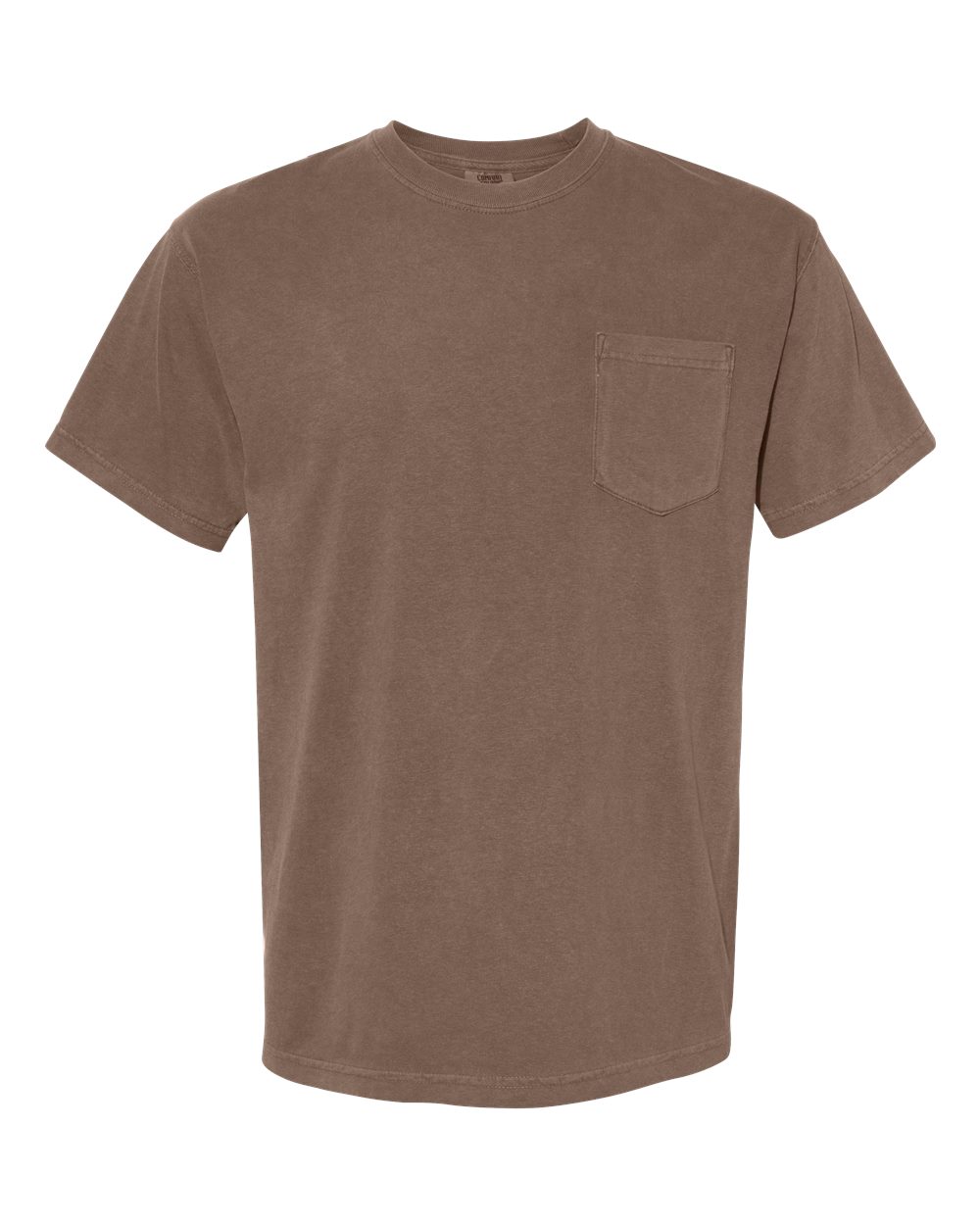 Comfort Colors Adult Heavyweight RS Pocket T Shirt in Espresso