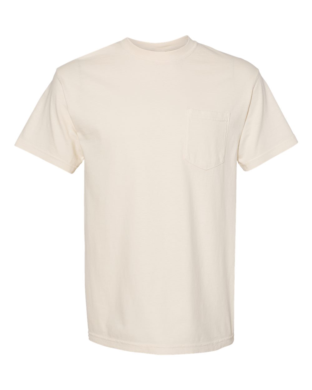 Comfort Colors Adult Heavyweight RS Pocket T Shirt in Ivory