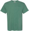 An image of a Custom Comfort Colors Adult Heavyweight RS Pocket T Shirt in Light Green!