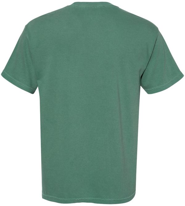 An image of a Custom Comfort Colors Adult Heavyweight RS Pocket T Shirt in Light Green!