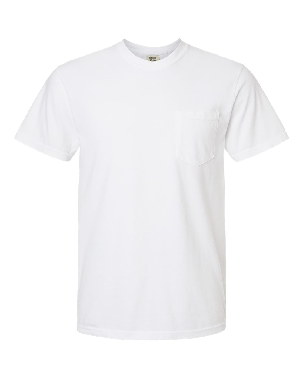 Comfort Colors Adult Heavyweight RS Pocket T Shirt in White