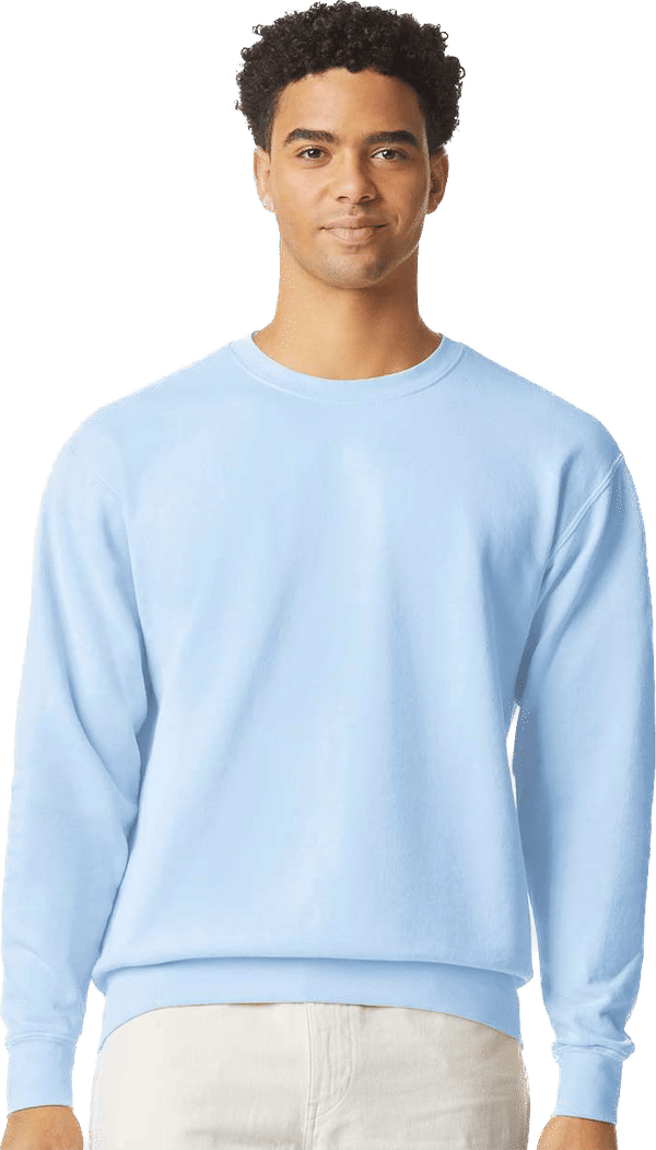 An image of a Custom Comfort Colors Garment Dyed Lightweight Fleece Crewneck Sweatshirt!