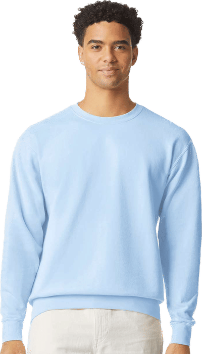 Custom Comfort Colors Garment Dyed Lightweight Fleece Crewneck Sweatshirt Coastal Reign