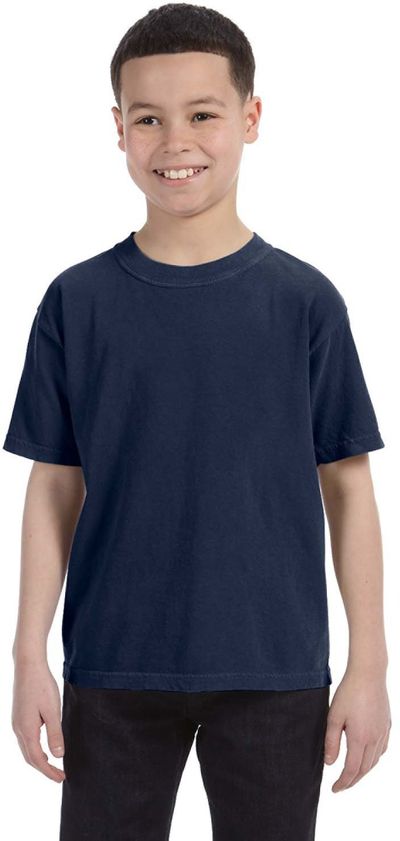 An image of a Custom Comfort Colors Garment Dyed Youth Heavyweight T Shirt!