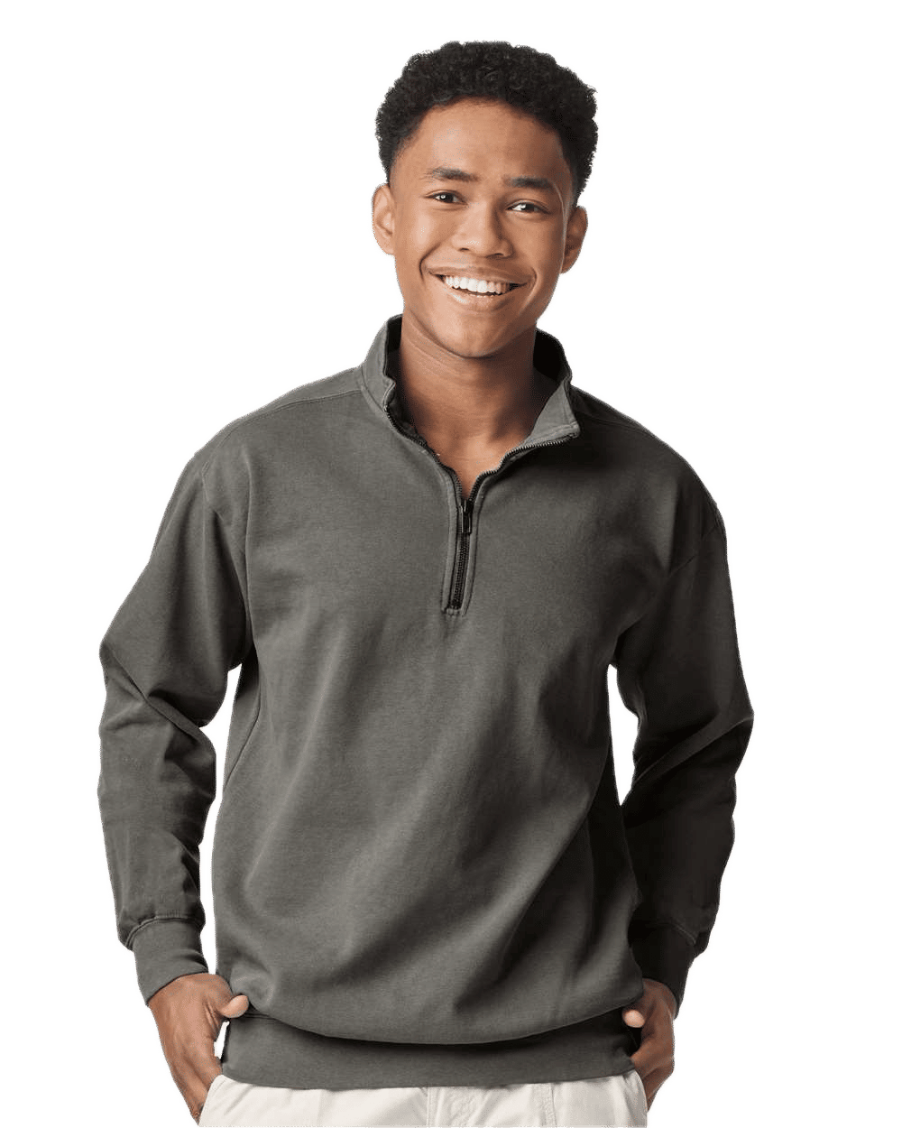 Comfort Colors Unisex Garment Dyed Quarter-Zip Sweatshirt