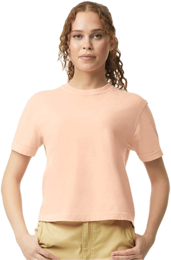 An image of a Custom Comfort Colors Womens Garment Dyed Heavyweight Boxy TShirt!