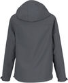 Am image of a Custom Core365 Ladies Packable Rain Jacket in Carbon!