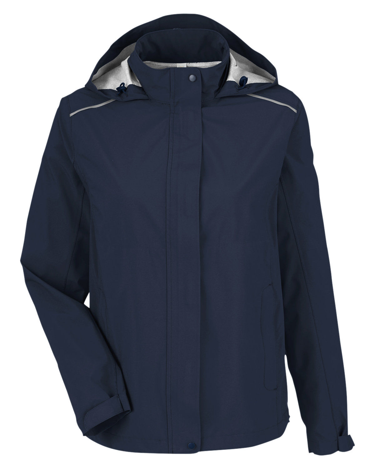 Core365 Ladies Packable Rain Jacket in Classic Navy