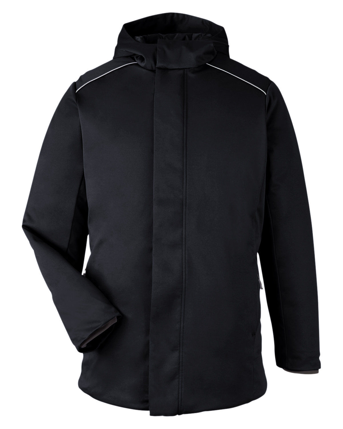 Core365 Unisex Techno Lite Flat Fill Insulated Jacket in Black
