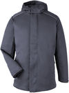 Am image of a Custom Core365 Unisex Techno Lite Flat Fill Insulated Jacket in Carbon!