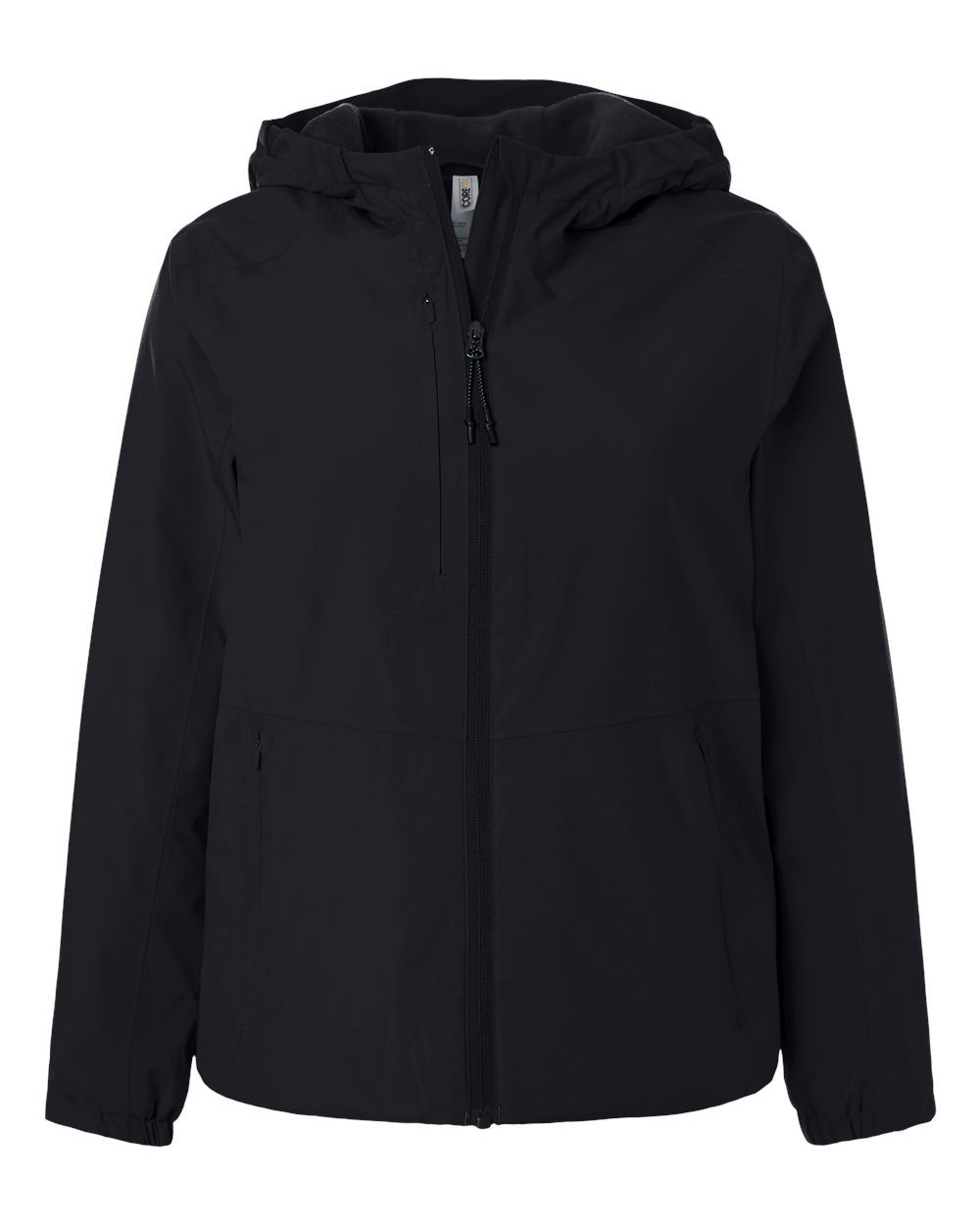 Core365 Womens Barrier All Season Jacket in Black