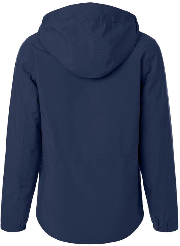 An image of a Custom Core365 Womens Barrier All Season Jacket in Classic Navy!