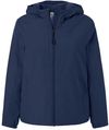 An image of a Custom Core365 Womens Barrier All Season Jacket in Classic Navy!