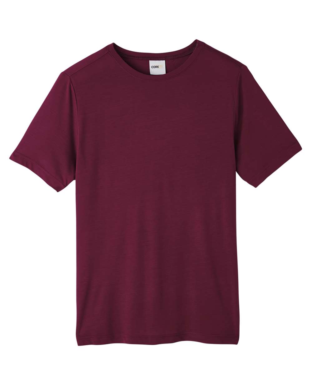 Core 365 Adult Fusion ChromaSoft Performance T Shirt in Burgundy
