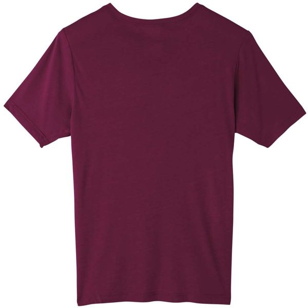An image of a Custom Core 365 Adult Fusion ChromaSoft Performance T Shirt in Burgundy!