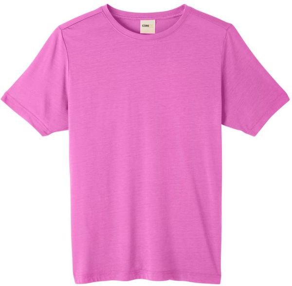 An image of a Custom Core 365 Adult Fusion ChromaSoft Performance T Shirt in Charity Pink!