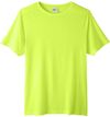 An image of a Custom Core 365 Adult Fusion ChromaSoft Performance T Shirt in Safety Yellow!