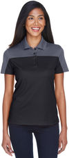 An image of a Custom Core 365 Ladies' Balance Colorblock Performance Pique Polo!