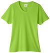 An image of a Custom Core 365 Ladies' Fusion ChromaSoft™ Performance T Shirt in Acid Green!