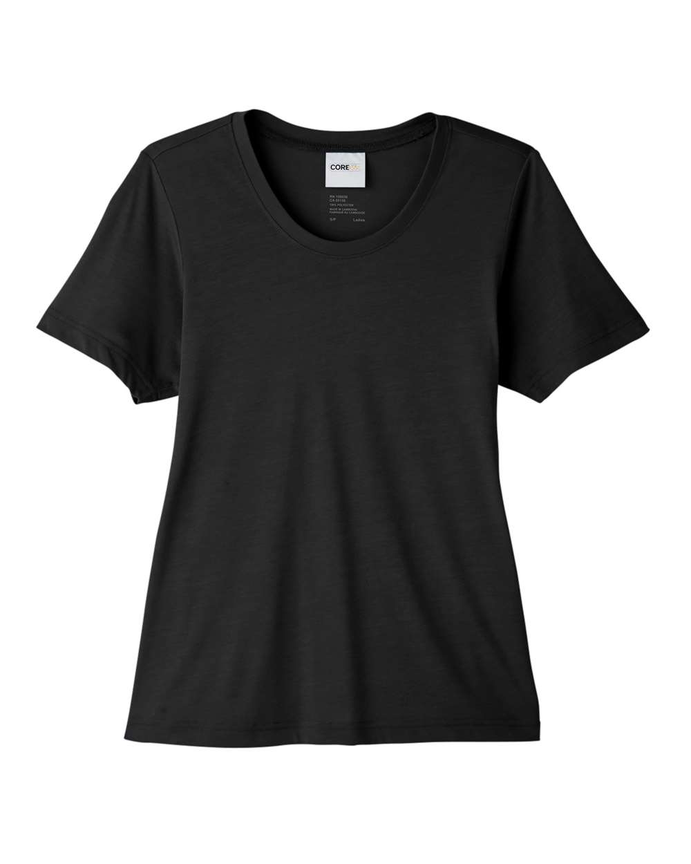 Core 365 Ladies' Fusion ChromaSoft™ Performance T Shirt in Black