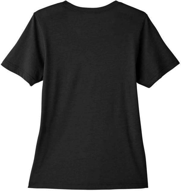 An image of a Custom Core 365 Ladies' Fusion ChromaSoft™ Performance T Shirt in Black!