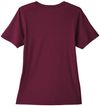 An image of a Custom Core 365 Ladies' Fusion ChromaSoft™ Performance T Shirt in Burgundy!